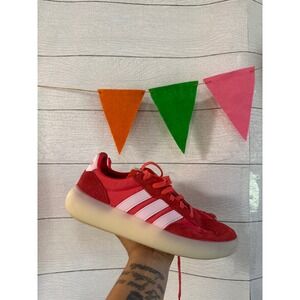 Adidas Country XLG Red Pink Suede Nylon Platform Sneakers IG9669 Womens 8.5